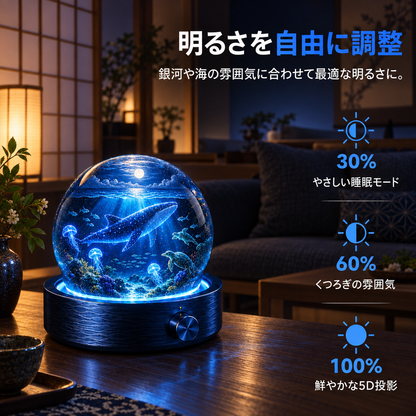 BVJ® 🏖️2026 PRO MAX 5Dスマート・ワールド・プロジェクター 🌎 Bluetooth操作と効果音で、100種類以上の没入型世界を創り出そう